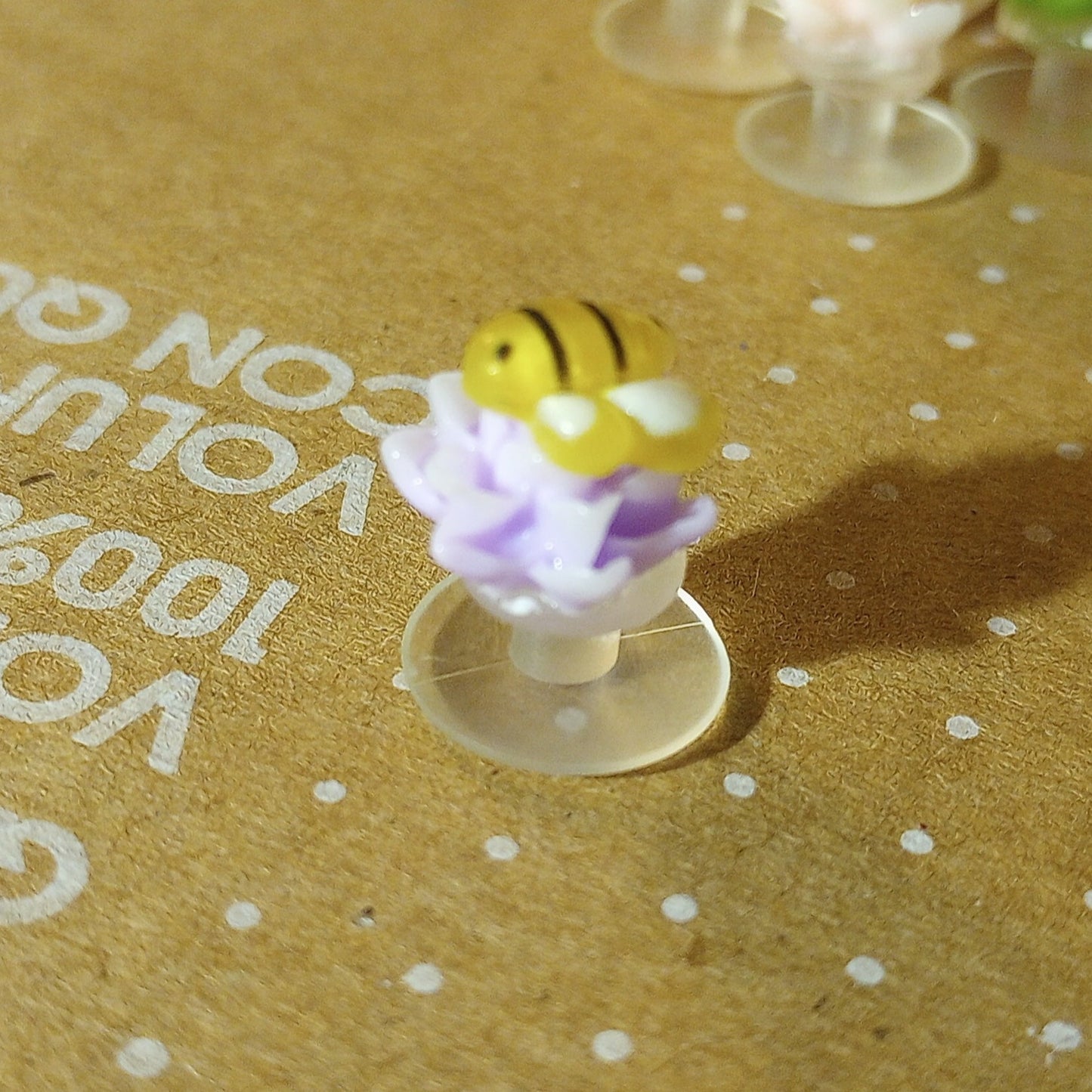 Flower & Bee Shoe Charm