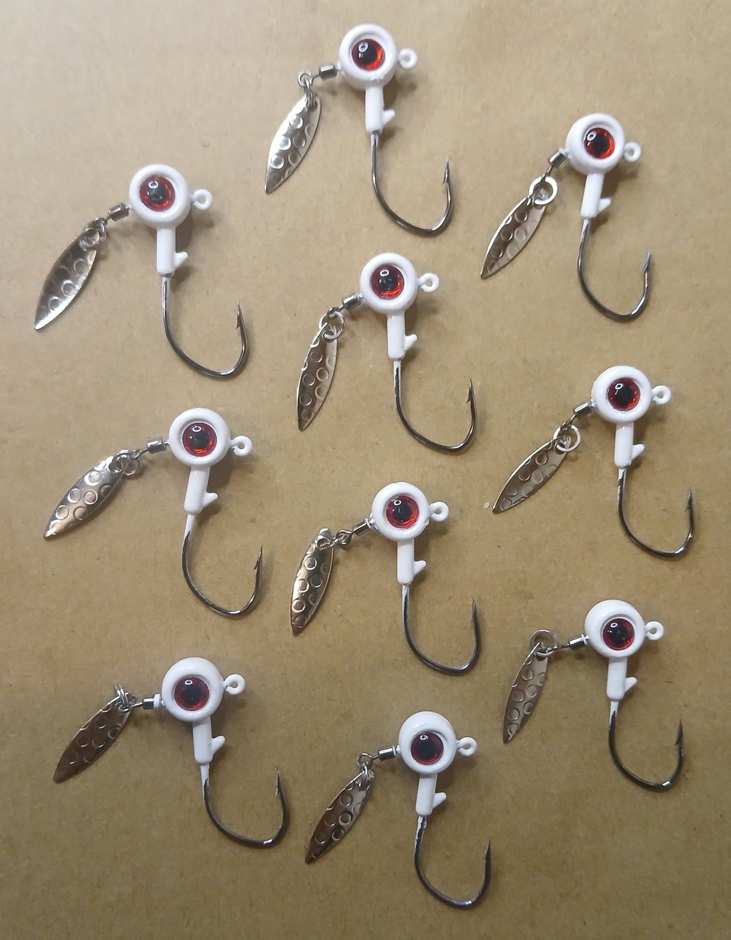 1/5 Oz Underspin Jighead 10 Pack