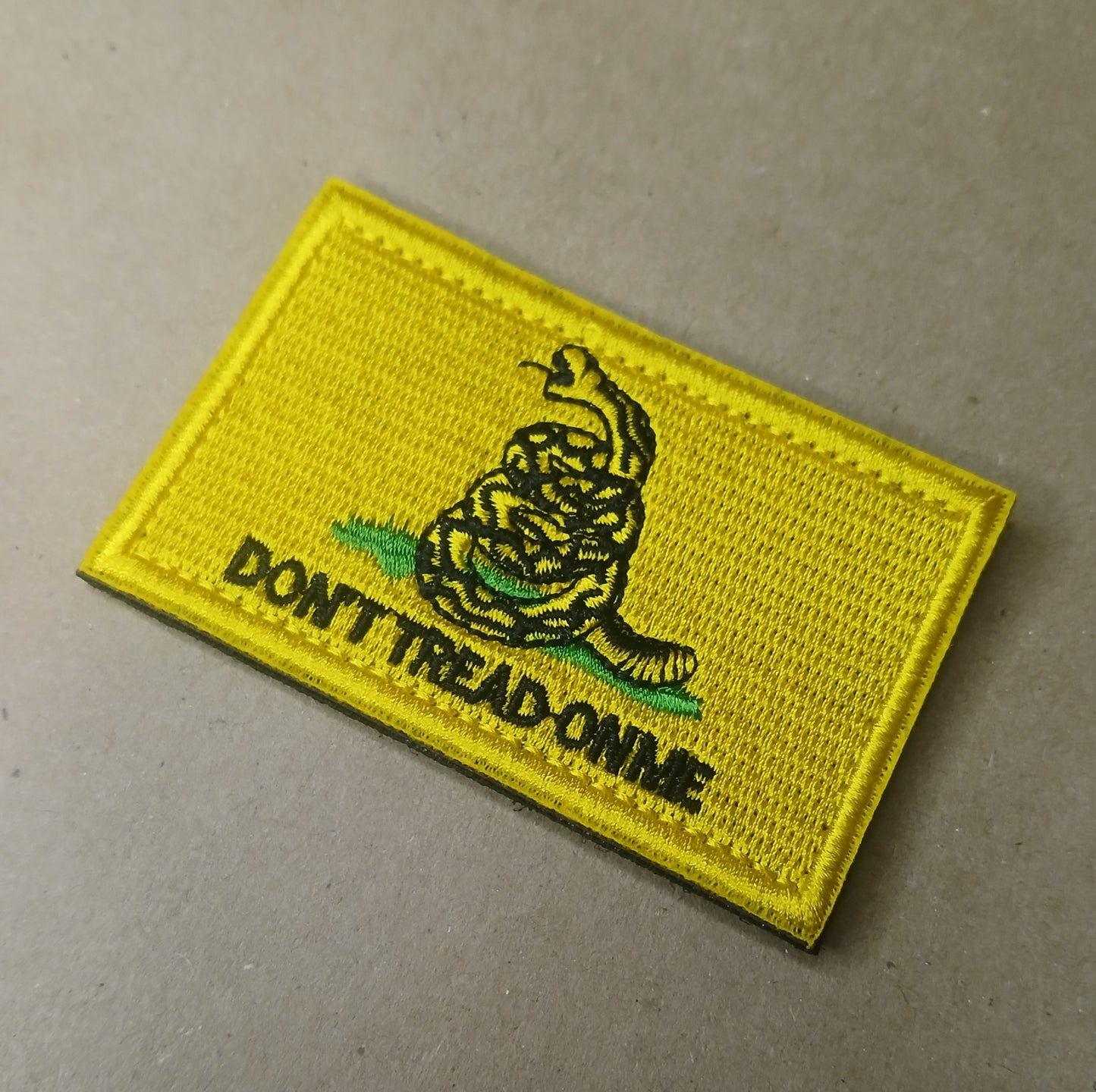 Texas Velcro Patch Embroidered 3X2 inch Dont Tread on Me Tactical Morale Hook and Loop