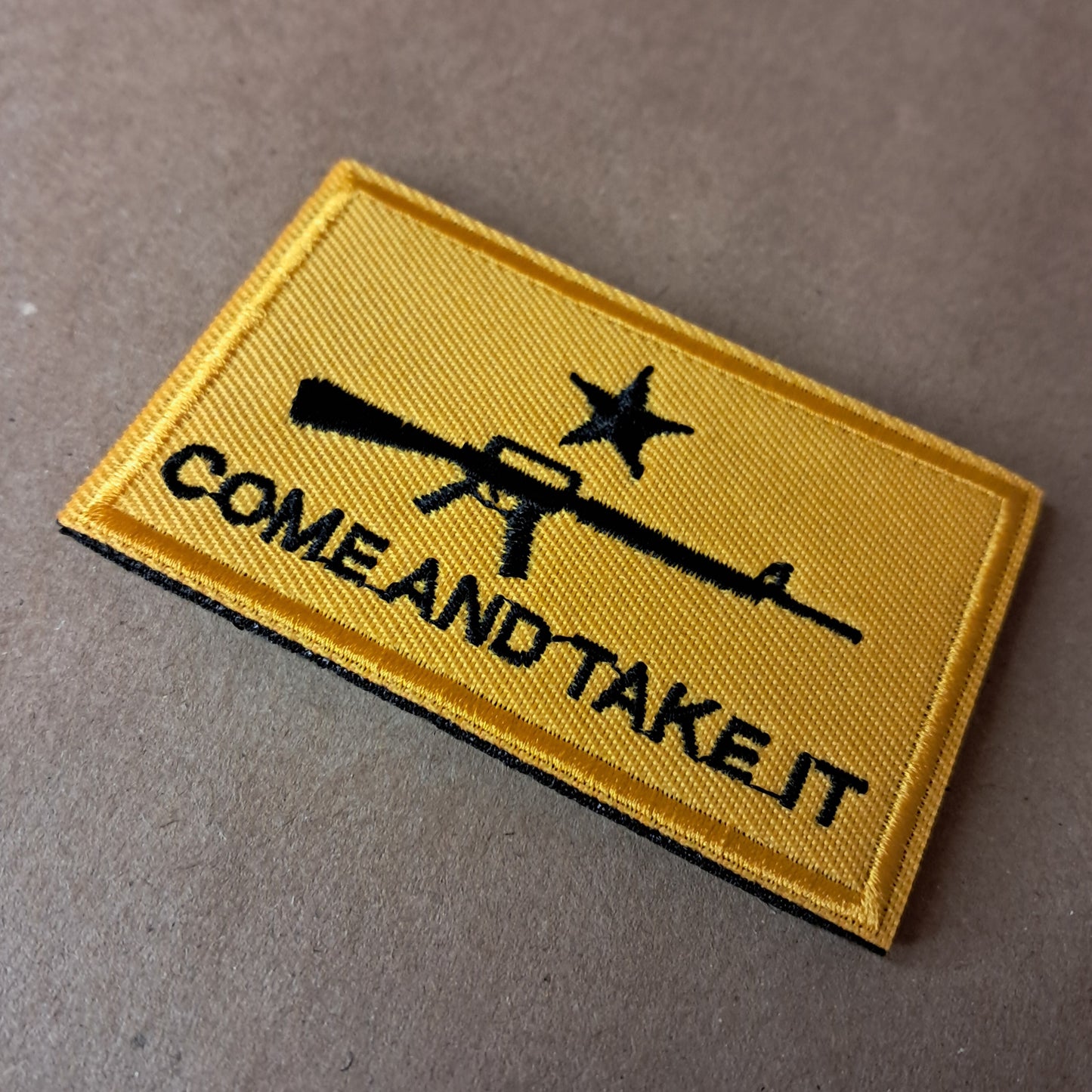 Texas Velcro Patch Embroidered 3X2 inch Dont Tread on Me Tactical Morale Hook and Loop