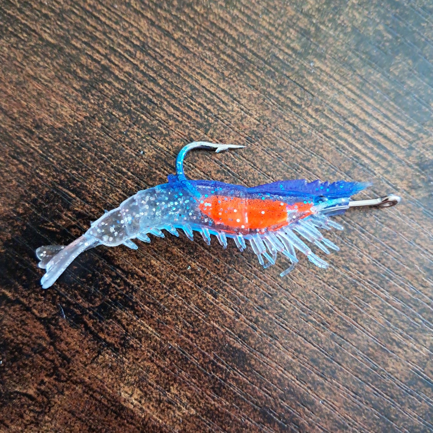 4 Pack Shrimp Lure Jig Bionic Swim Bait 1/10th Oz