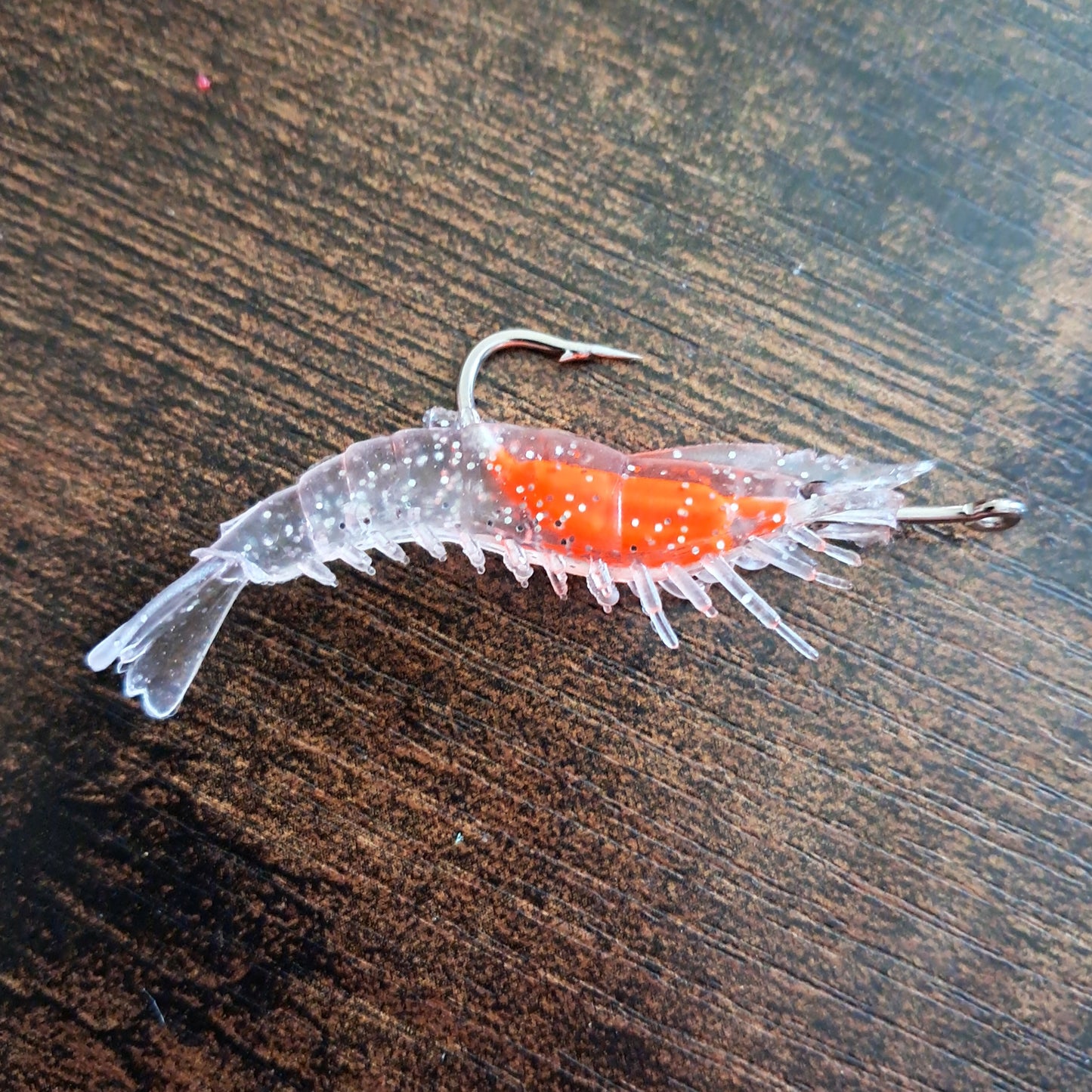 4 Pack Shrimp Lure Jig Bionic Swim Bait 1/10th Oz