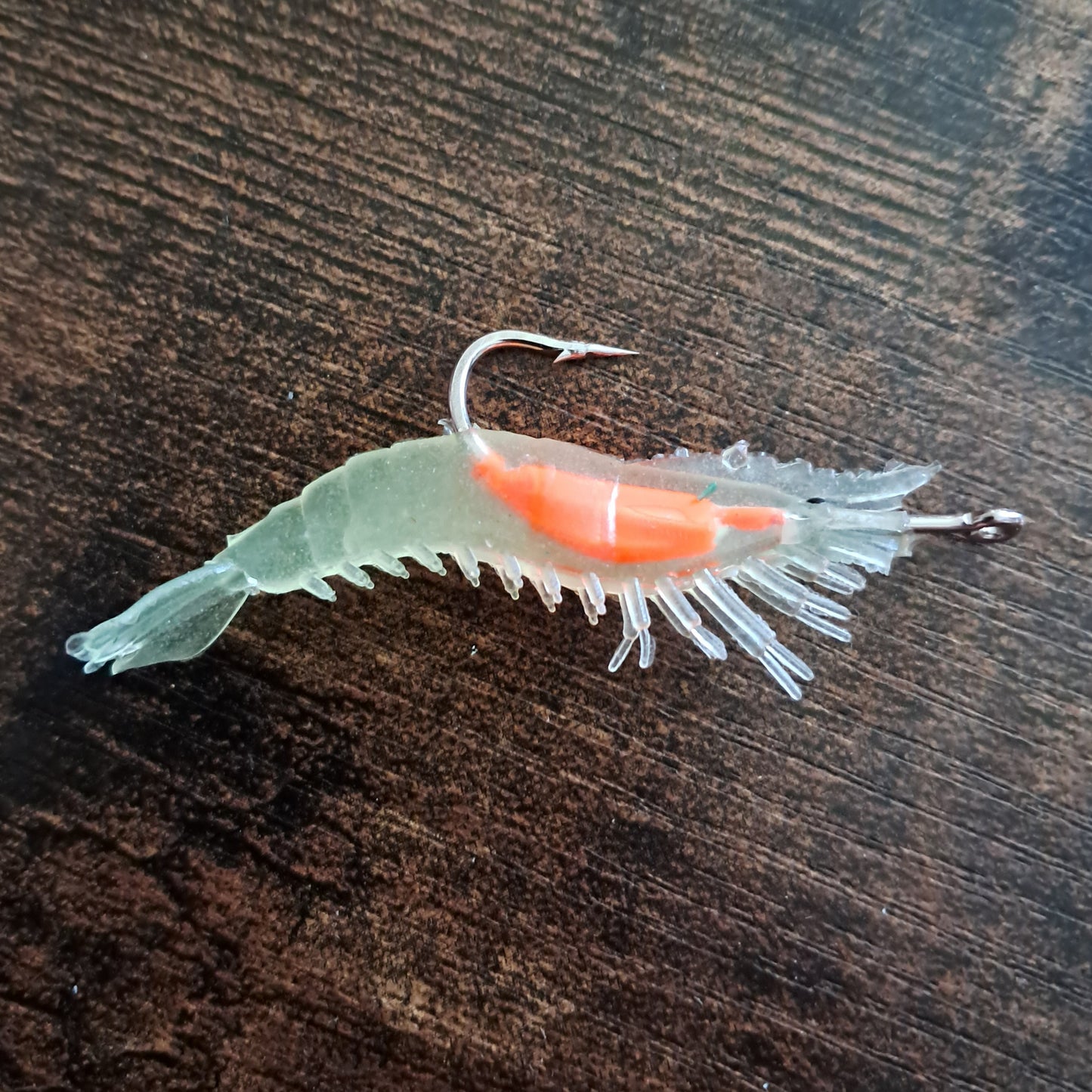 4 Pack Shrimp Lure Jig Bionic Swim Bait 1/10th Oz
