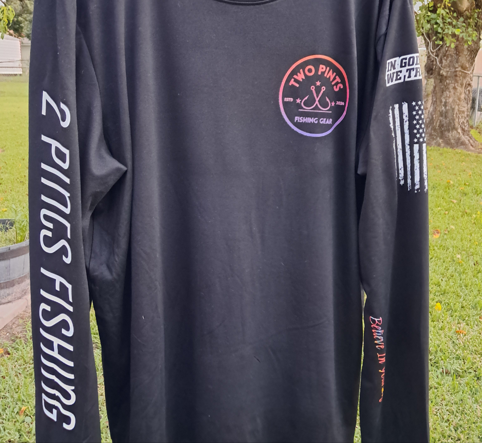 First Edition Fishing Shirt Long Sleeve UPF 50+ with Scripture
