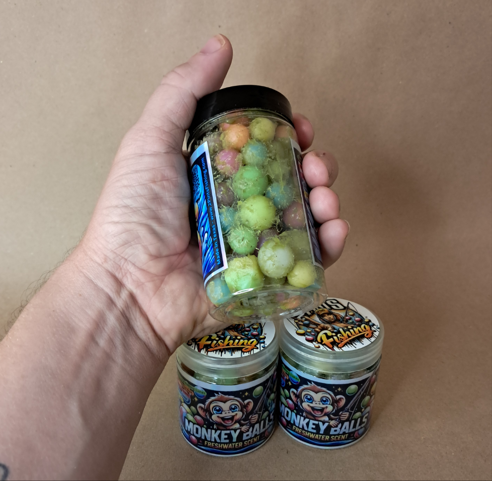 Monkey Balls! Lures - Texas Made Silicone Sinking Lures