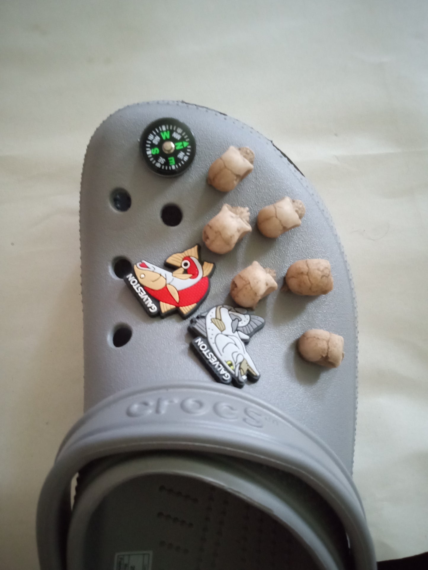 Skull Shoe Charm