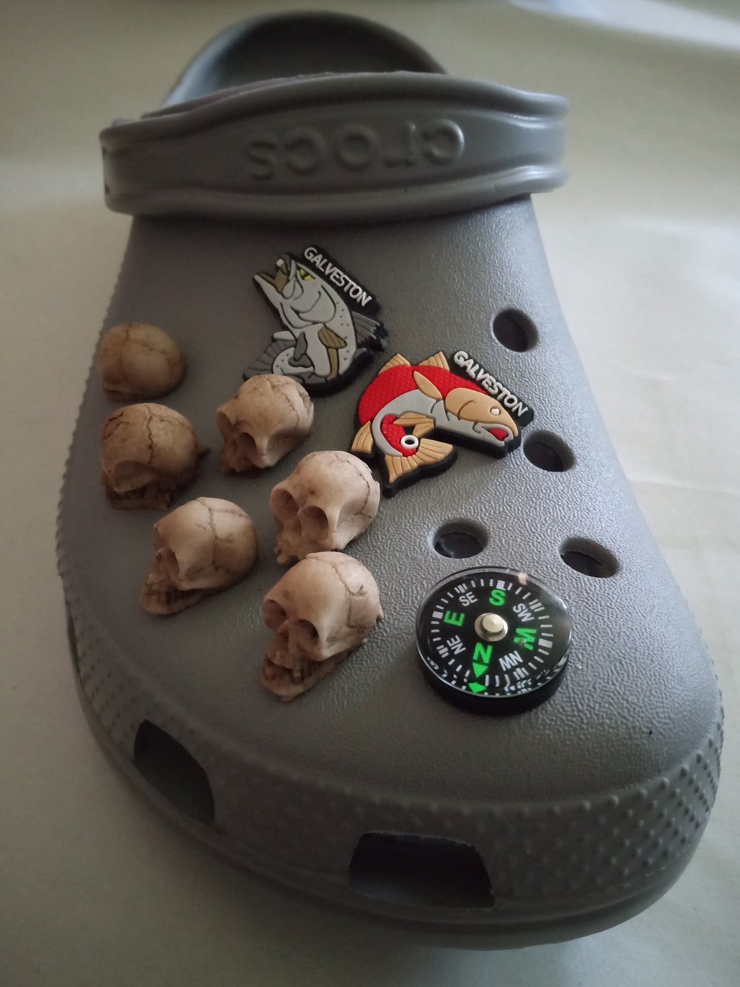 Skull Shoe Charm