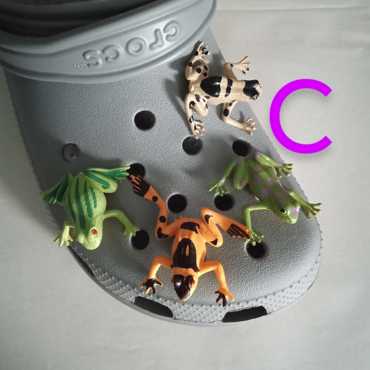 Big O Frogs (4 Pack) Shoe Charms