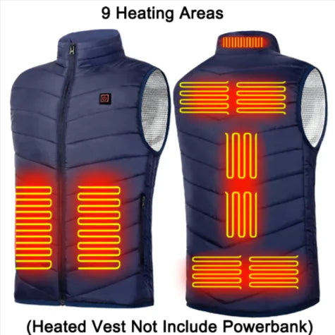 Unisex USB Heated Winter Jacket β Stylish and Warm for Outdoor Adventures