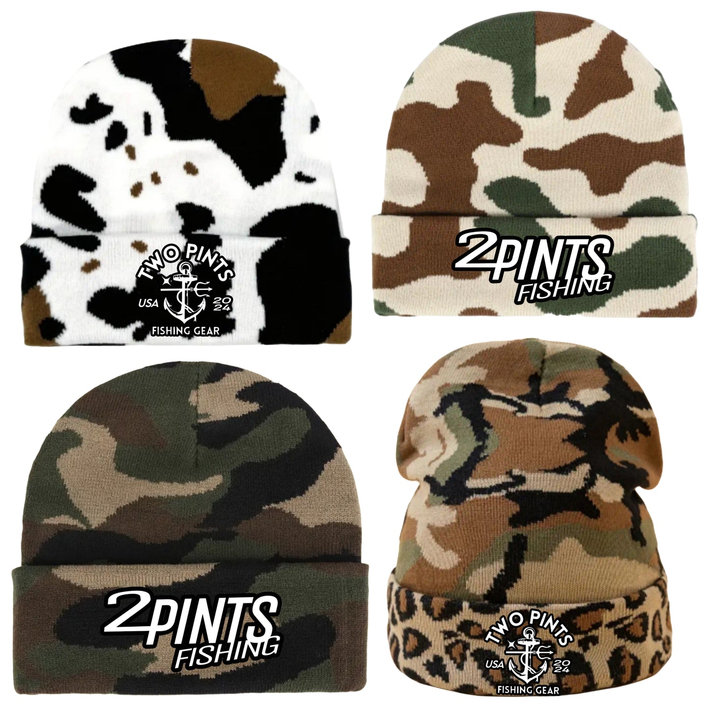 Warm Camo Fishing Beanie