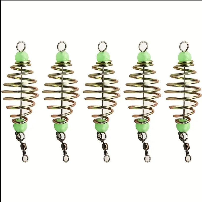 5 Pack Magic Carp Bait Cage - Medium Size 2.75 inches