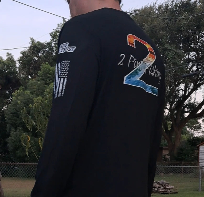 First Edition Fishing Shirt Long Sleeve UPF 50+ with Scripture