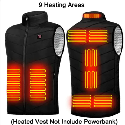 Unisex USB Heated Winter Jacket β Stylish and Warm for Outdoor Adventures