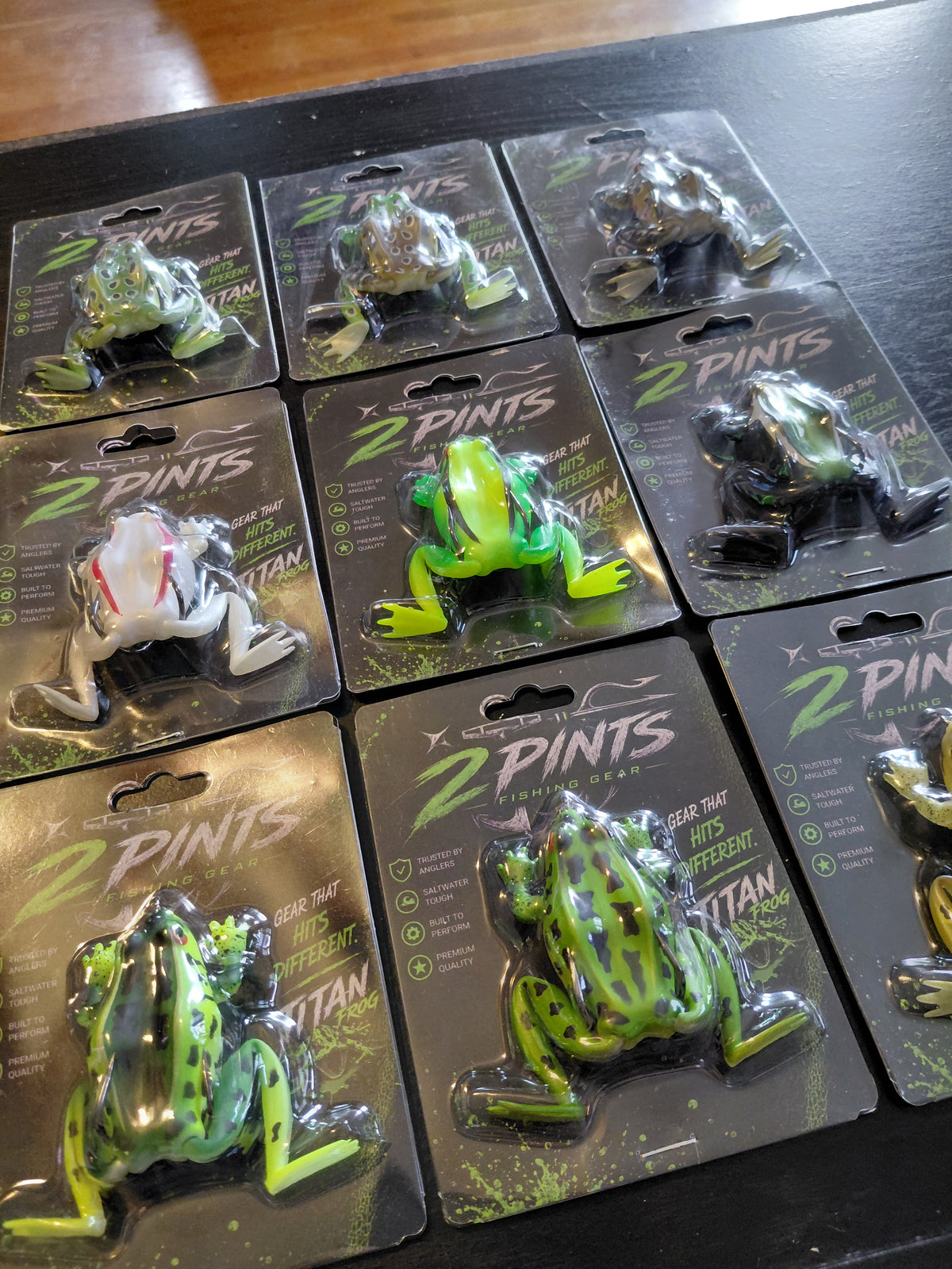 TITAN Frog - Weedless 2.5in 17g Topwater Frog - Heavy Duty SABR Hooks