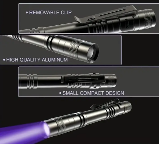 Flashlight UV 395 NM LED π£