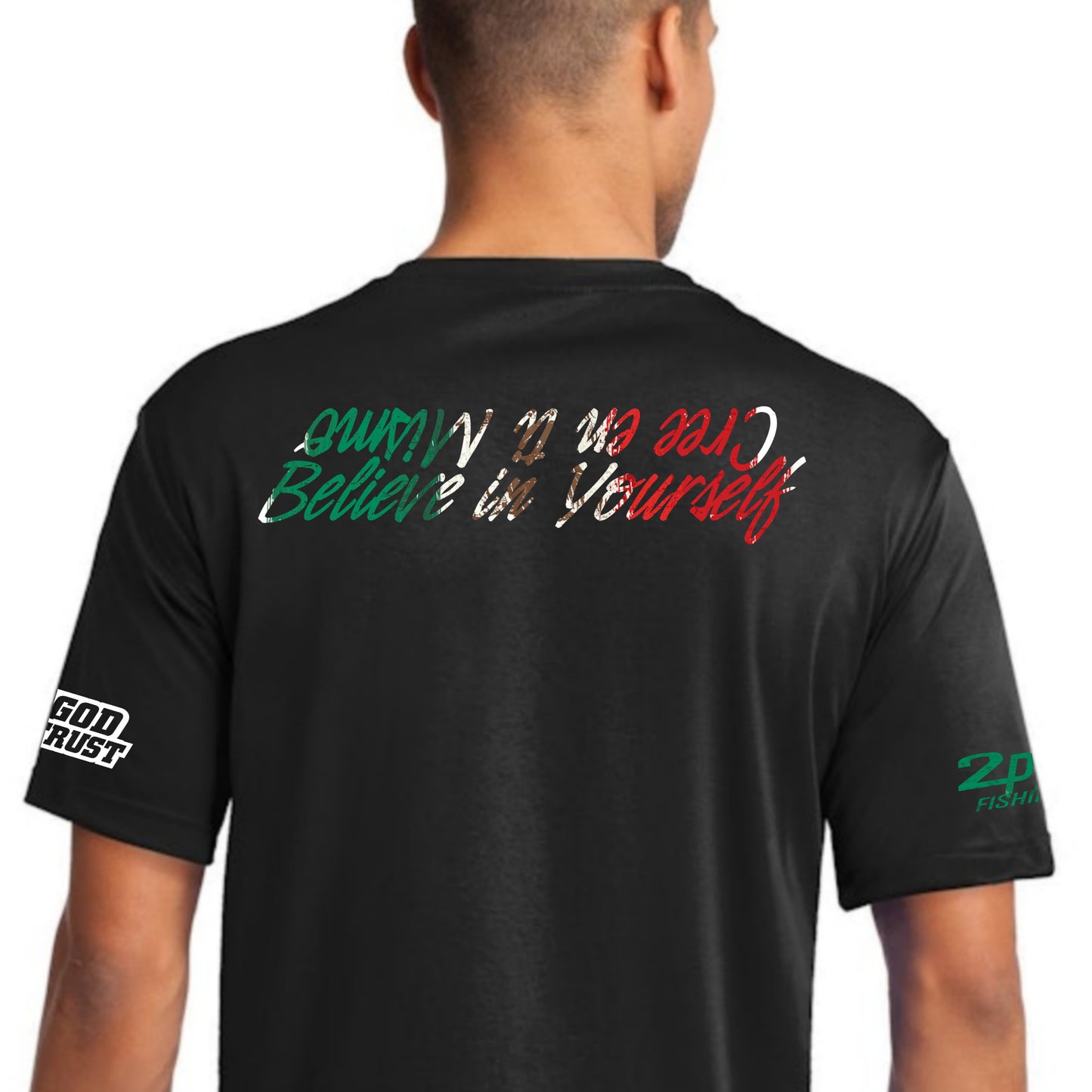 Glow-Tech Mexico Fishing Tee - High Performance - Anti Sweat Anti Odor UV protection