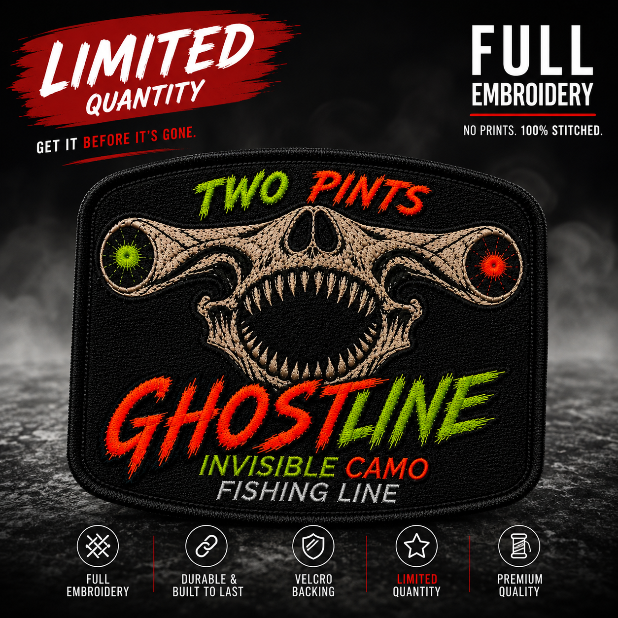 GHOSTLINE Invisible Camo Monofilament Fishing Line - 300m