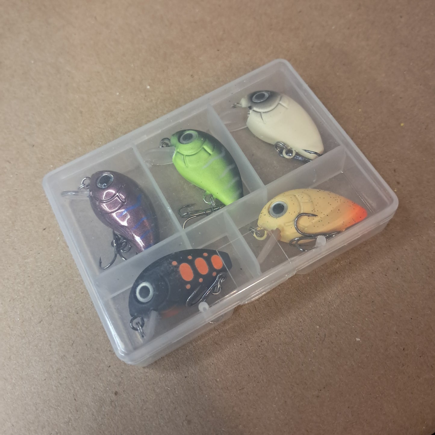 Mini Crankbait 1.1 Inch - Premium Hand Painted Fishing Lures