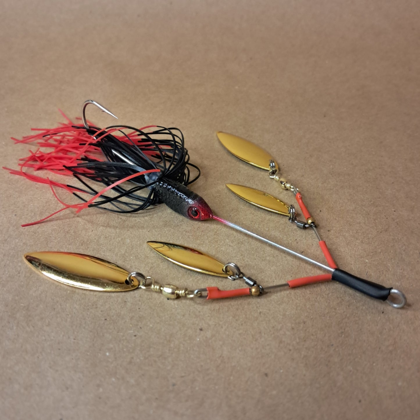 5pcs Bionic Willow Blade Spinnerbait Set