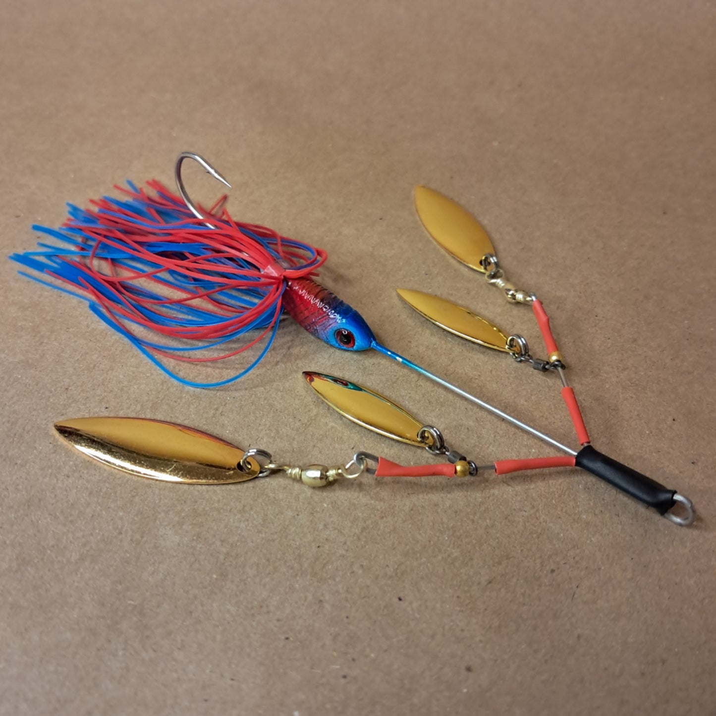 5pcs Bionic Willow Blade Spinnerbait Set
