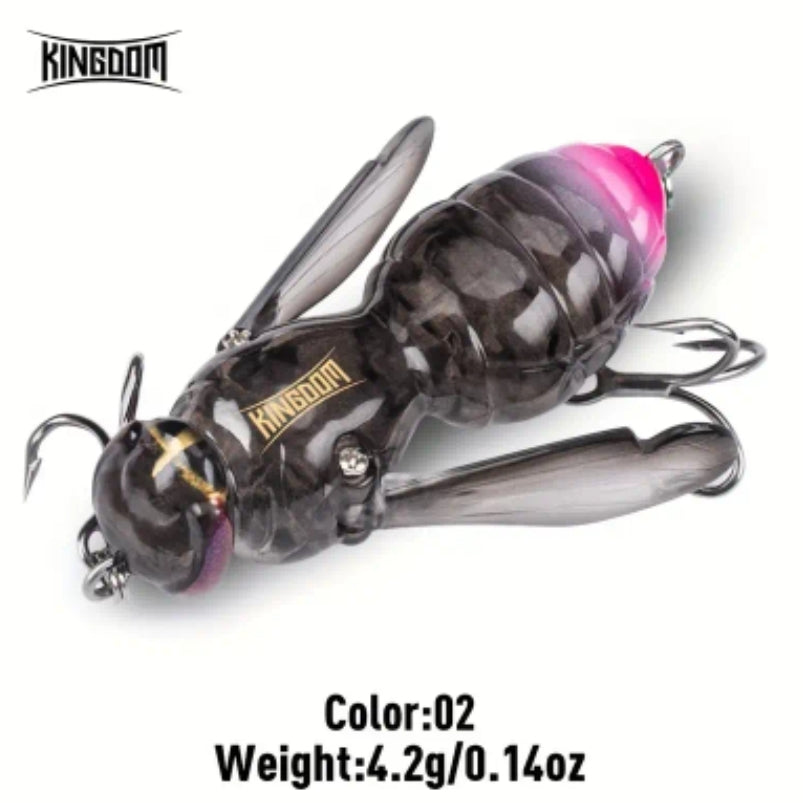 1.57 Inch Bionic Wasp Topwater Fishing Lure