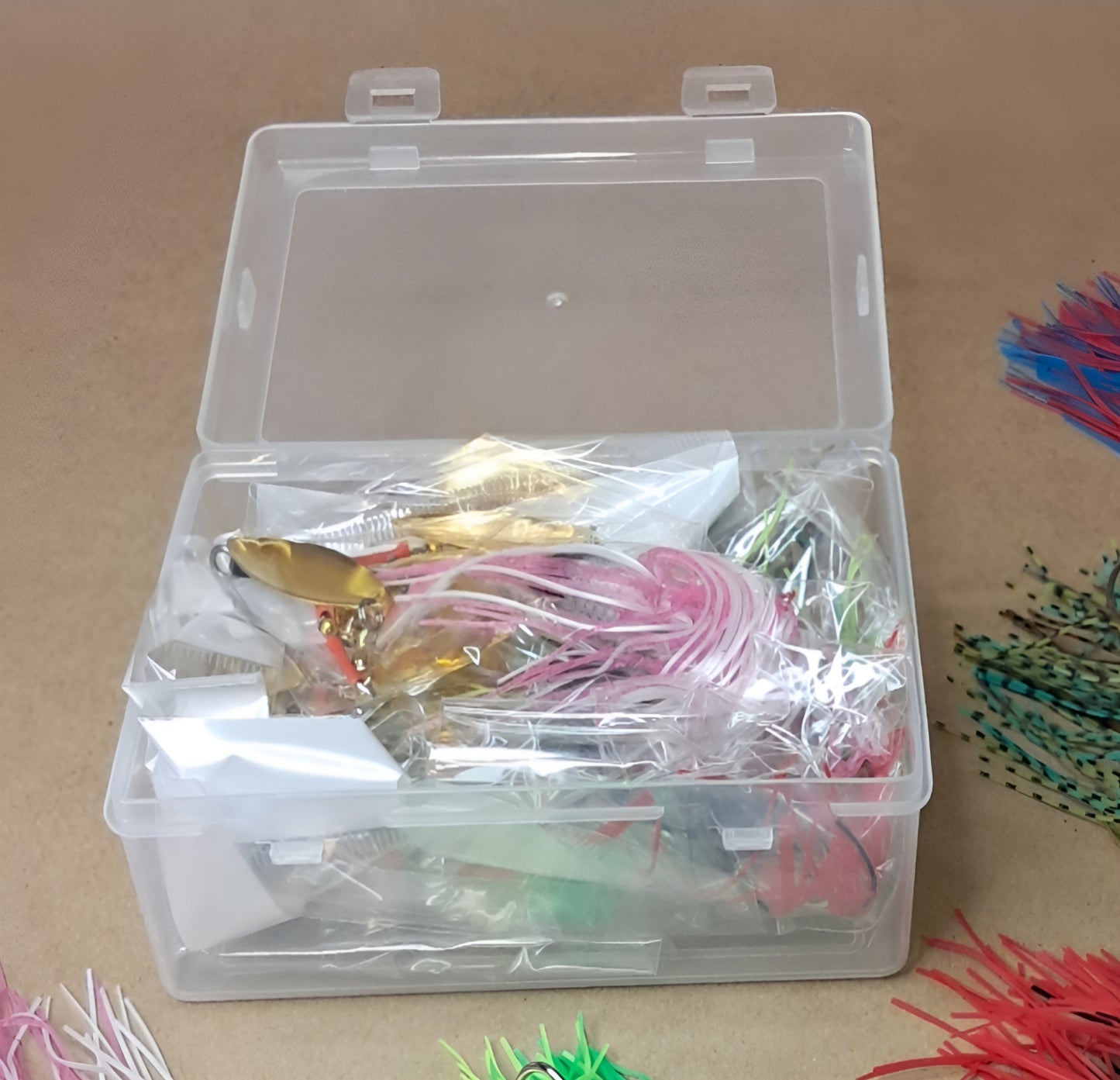5pcs Bionic Willow Blade Spinnerbait Set