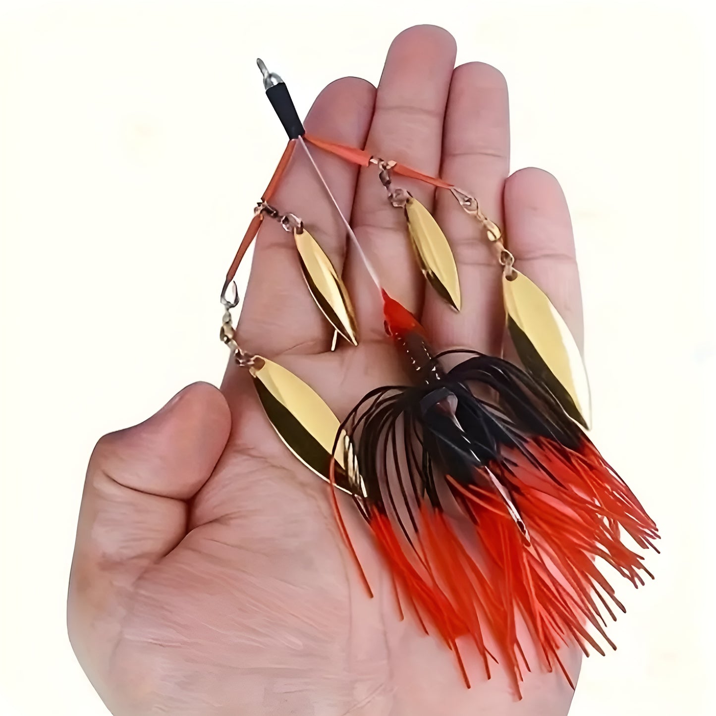 5pcs Bionic Willow Blade Spinnerbait Set