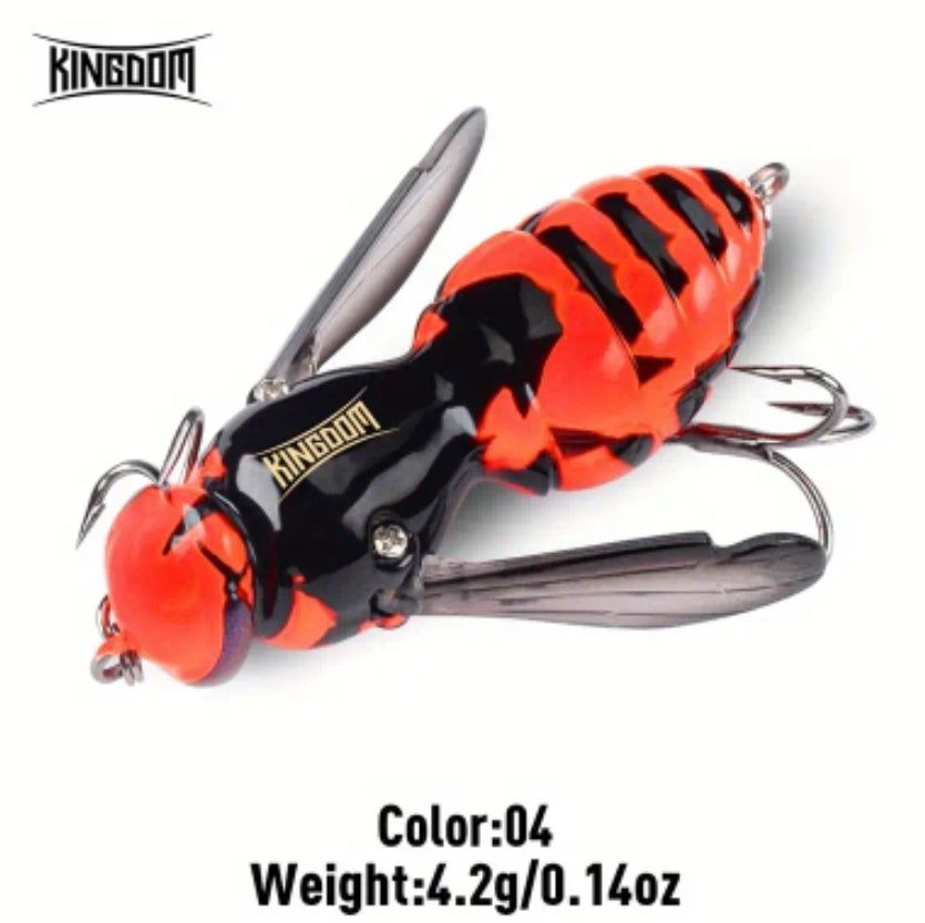 1.57 Inch Bionic Wasp Topwater Fishing Lure