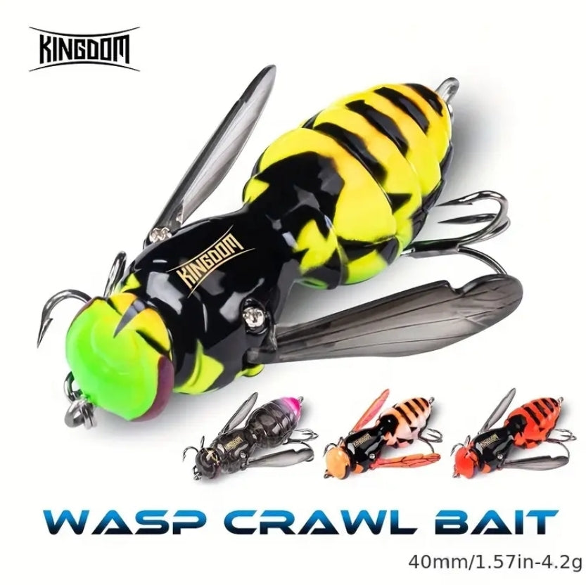 1.57 Inch Bionic Wasp Topwater Fishing Lure