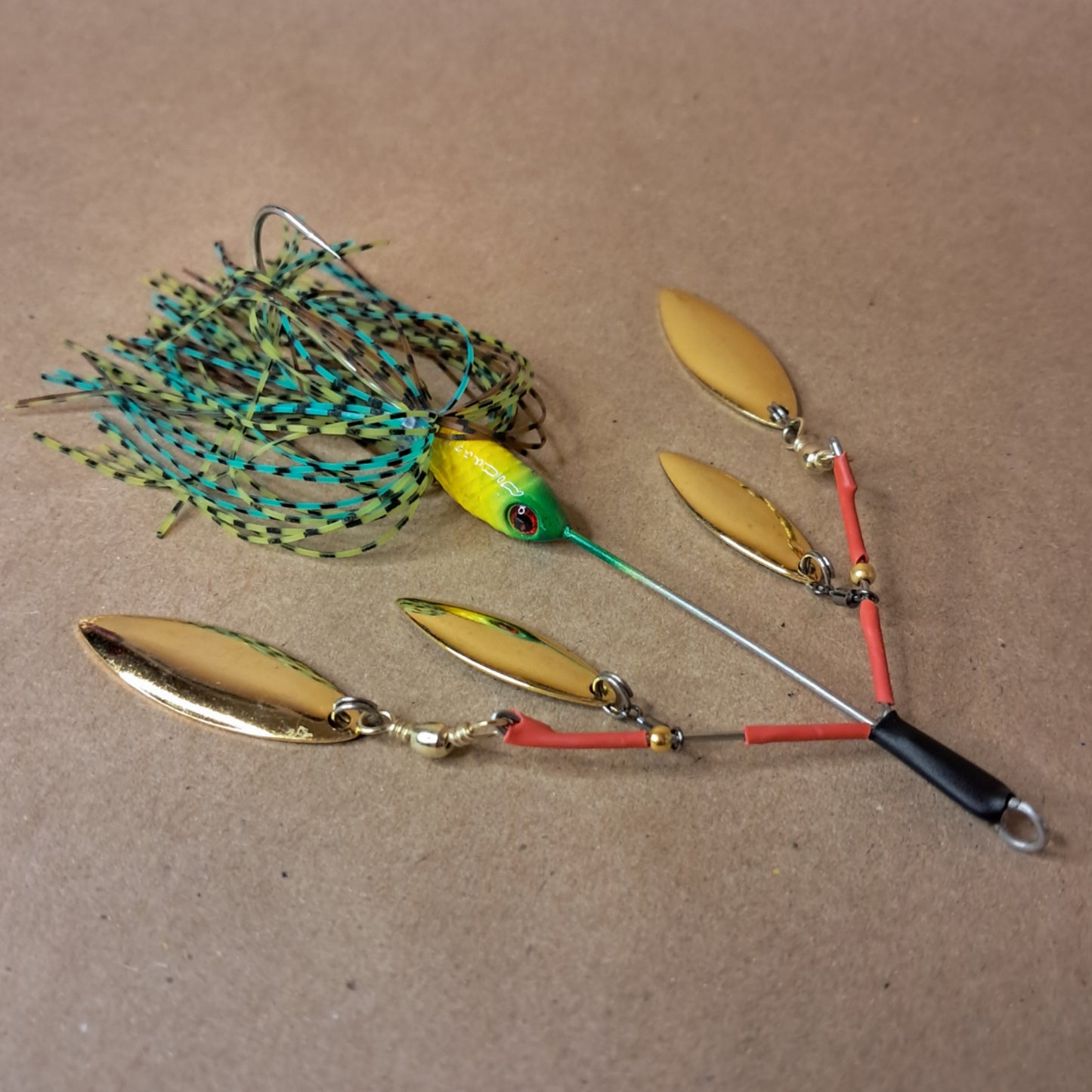 5pcs Bionic Willow Blade Spinnerbait Set