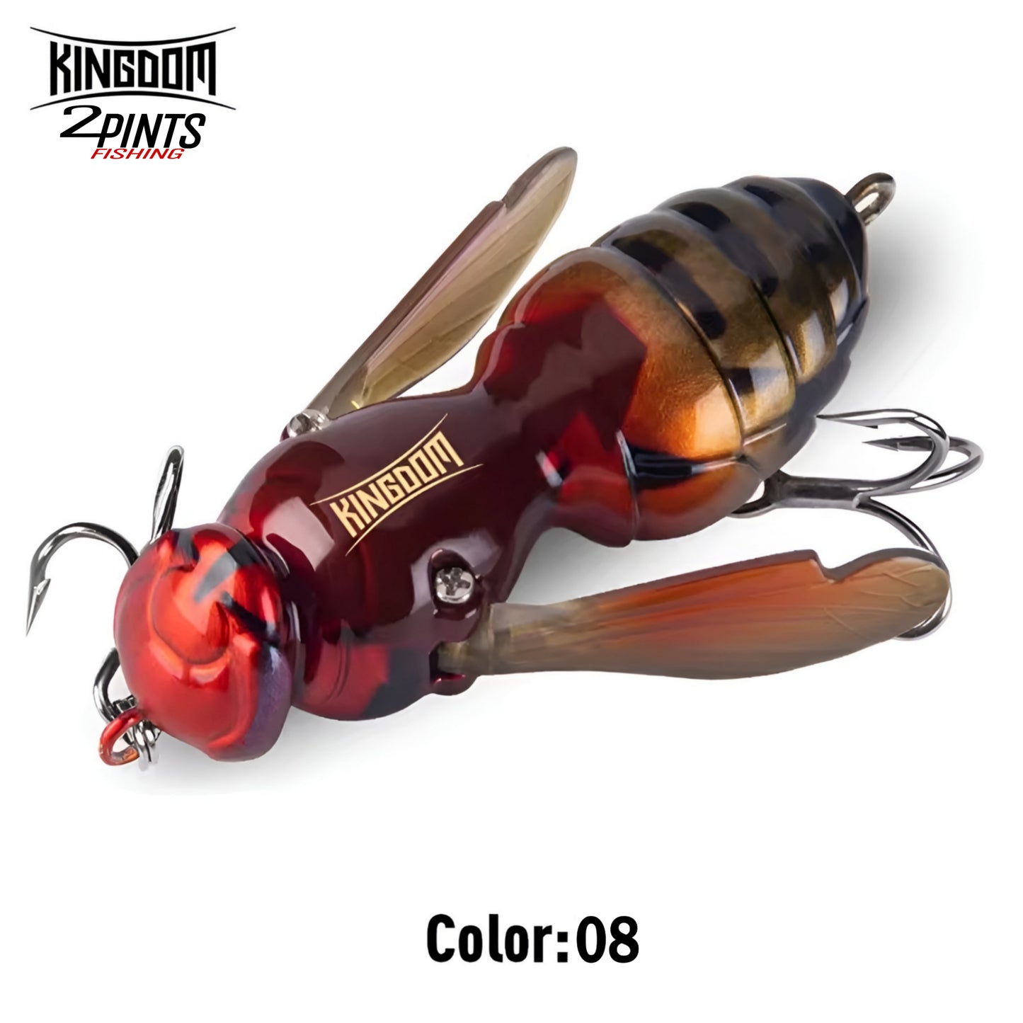 1.57 Inch Bionic Wasp Topwater Fishing Lure 4.2g