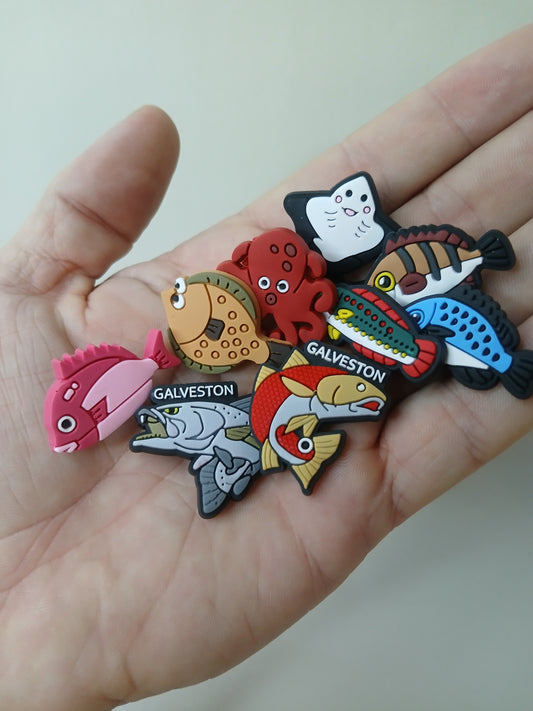 Fish Shoe Charms