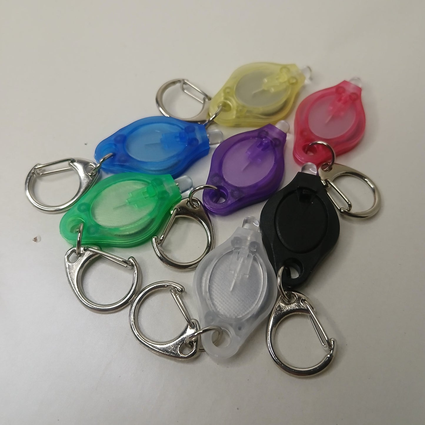 Color LED Keychain Light