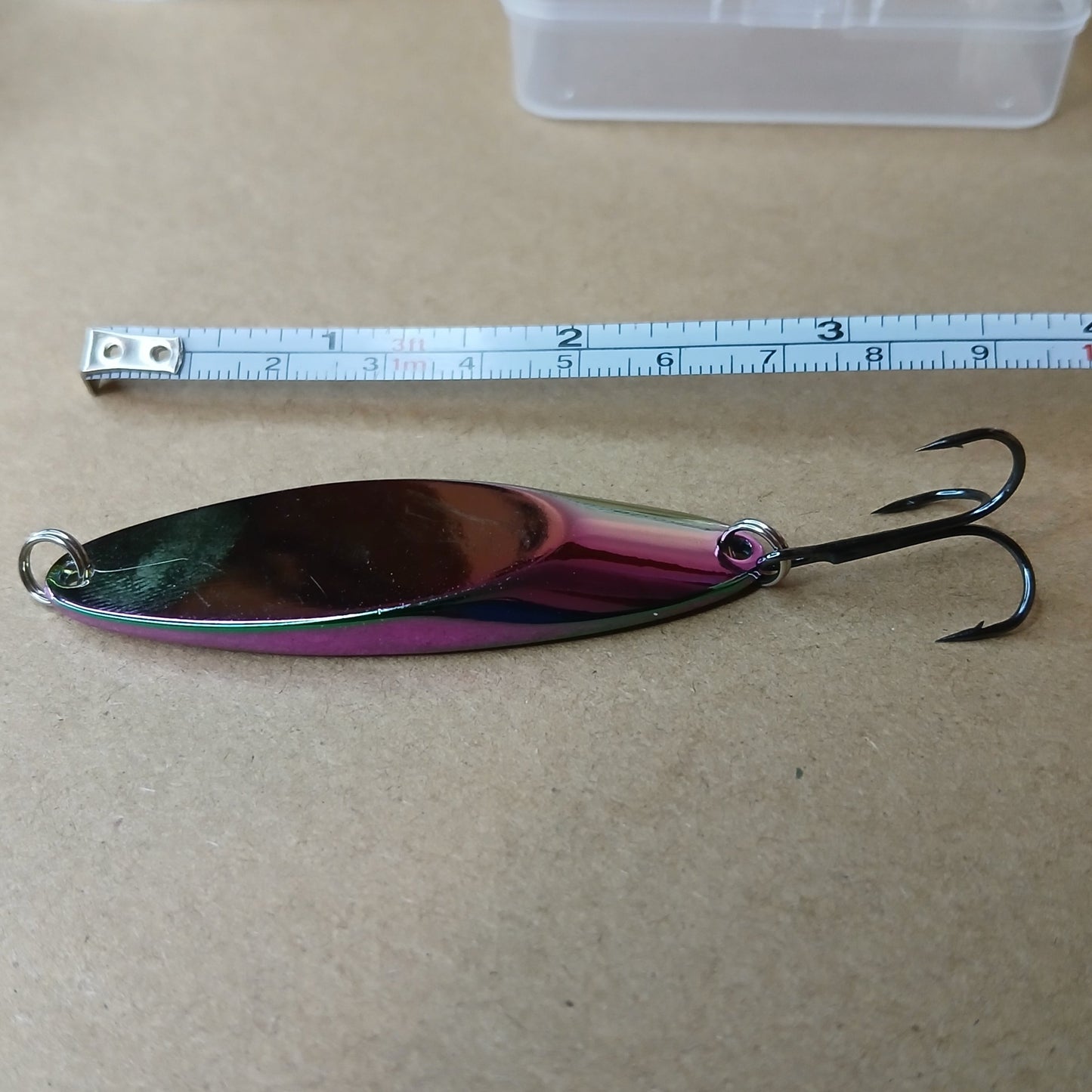 3-Pack Casting Spoons Gold Silver NeoChrome 2oz-1/16oz with Treble Hook