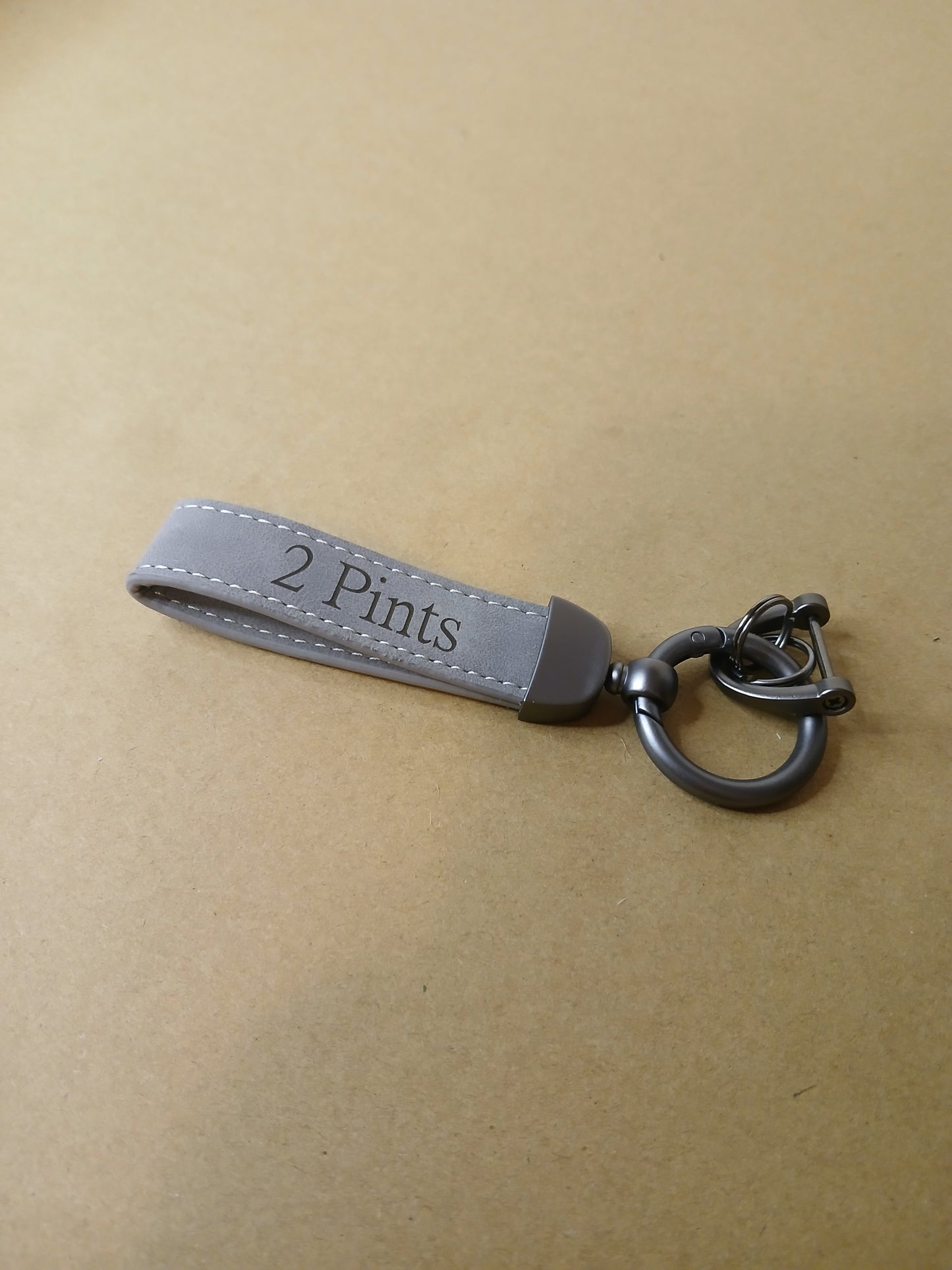 2 Pints Fishing - Limited Edition - Heavy Duty Leather Keychain