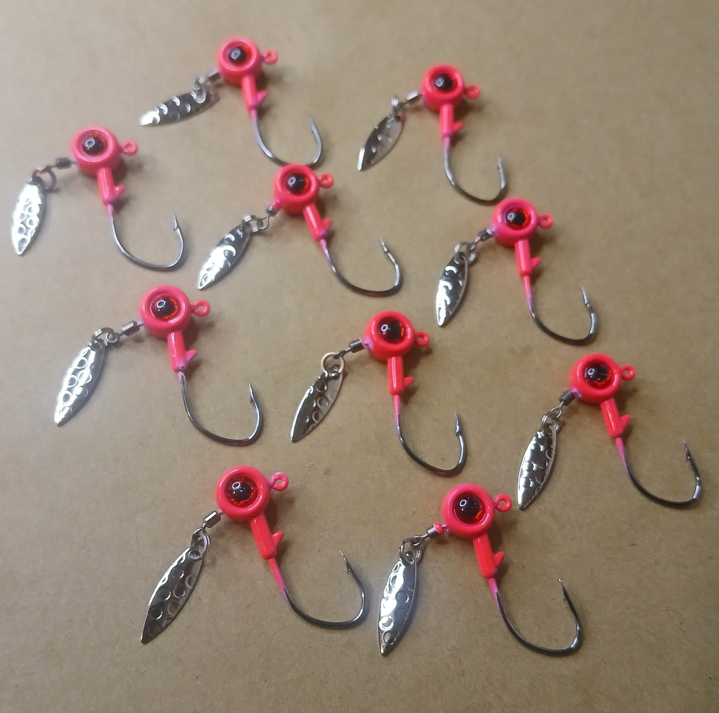 1/5 Oz Underspin Jighead 10 Pack