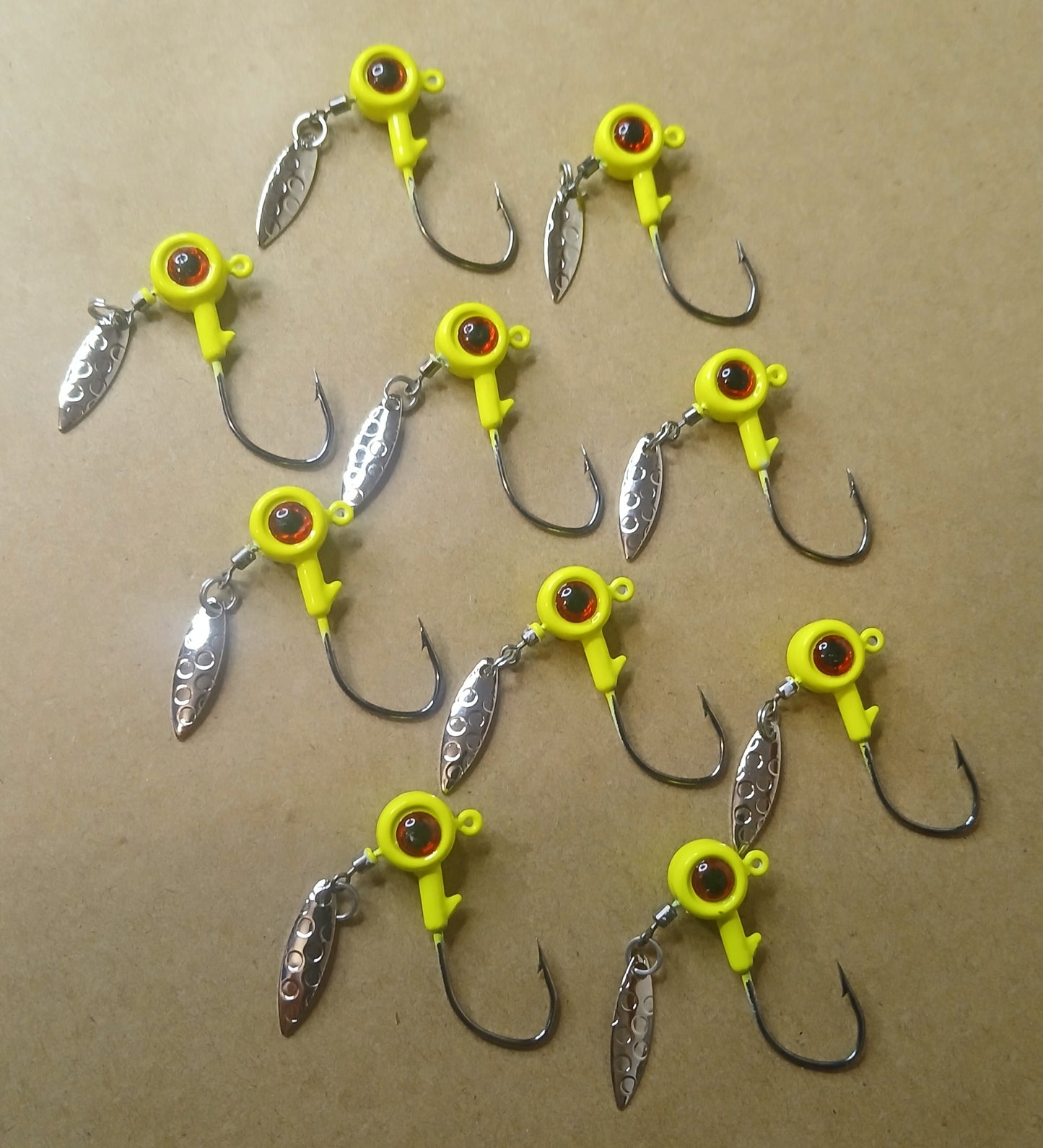 1/5 Oz Underspin Jighead 10 Pack