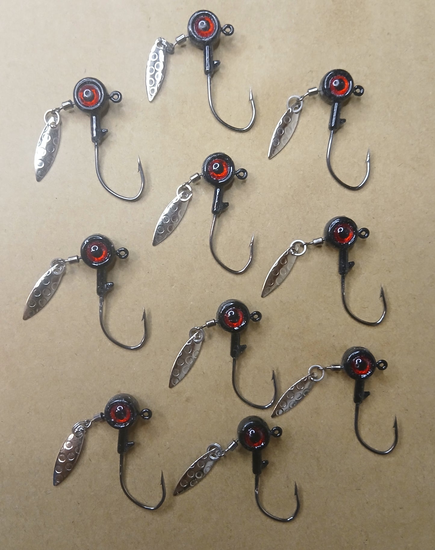 1/5 Oz Underspin Jighead 10 Pack