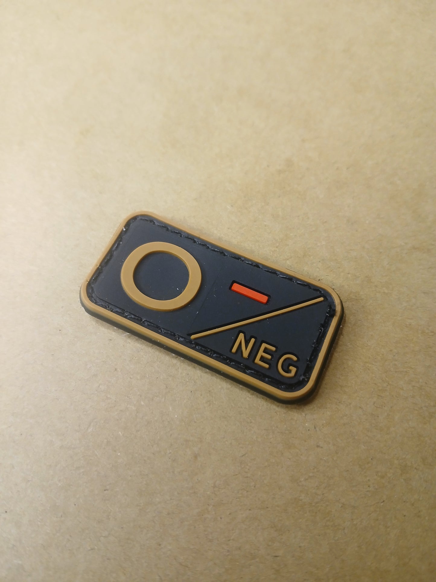 Blood Type Velcro Patches