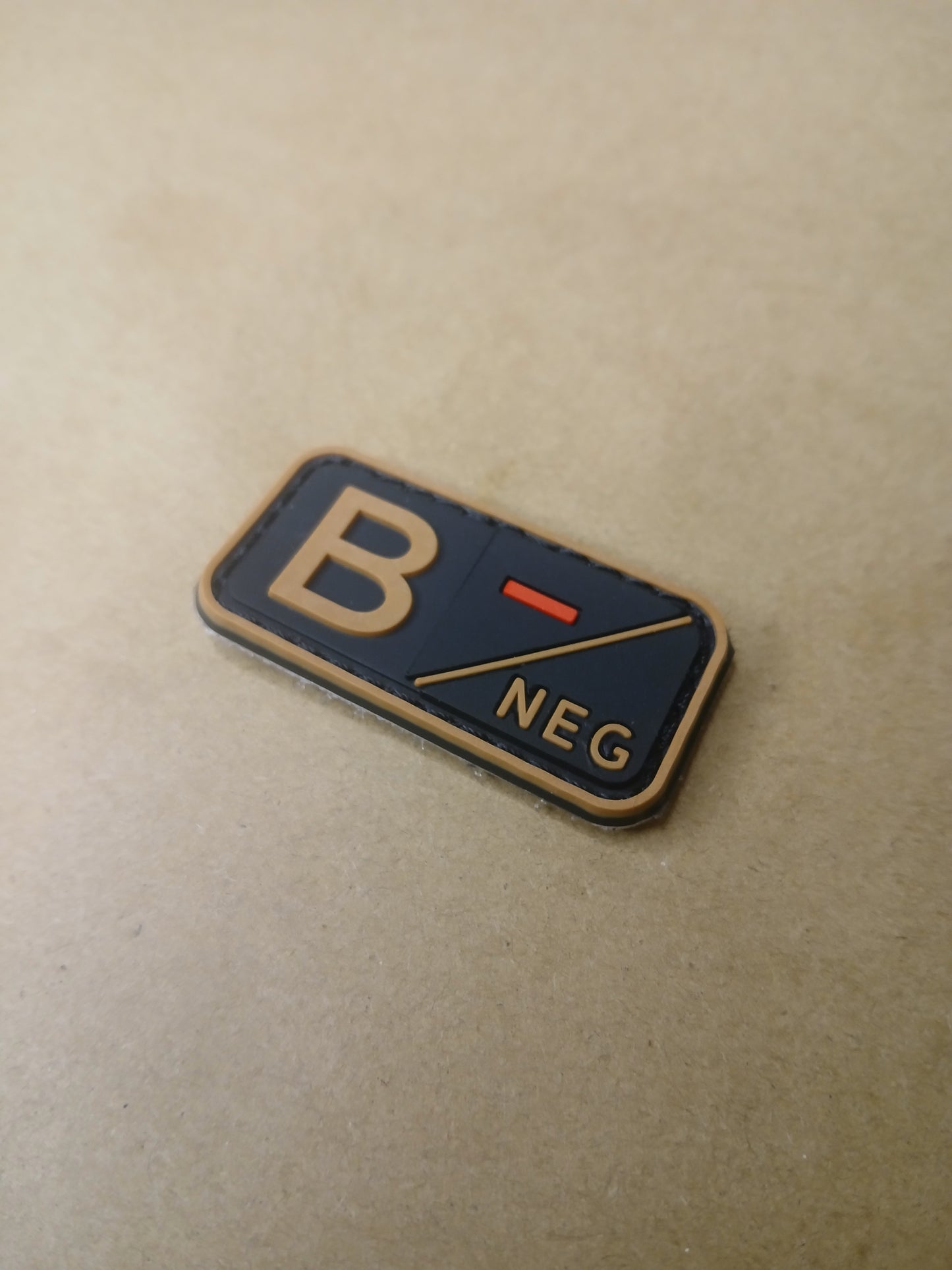 Blood Type Velcro Patches