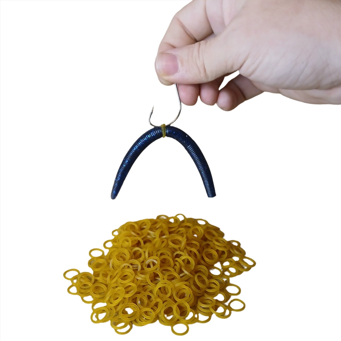 O-Ring Rubber Bands for Wacky Worm Fishing Rigs