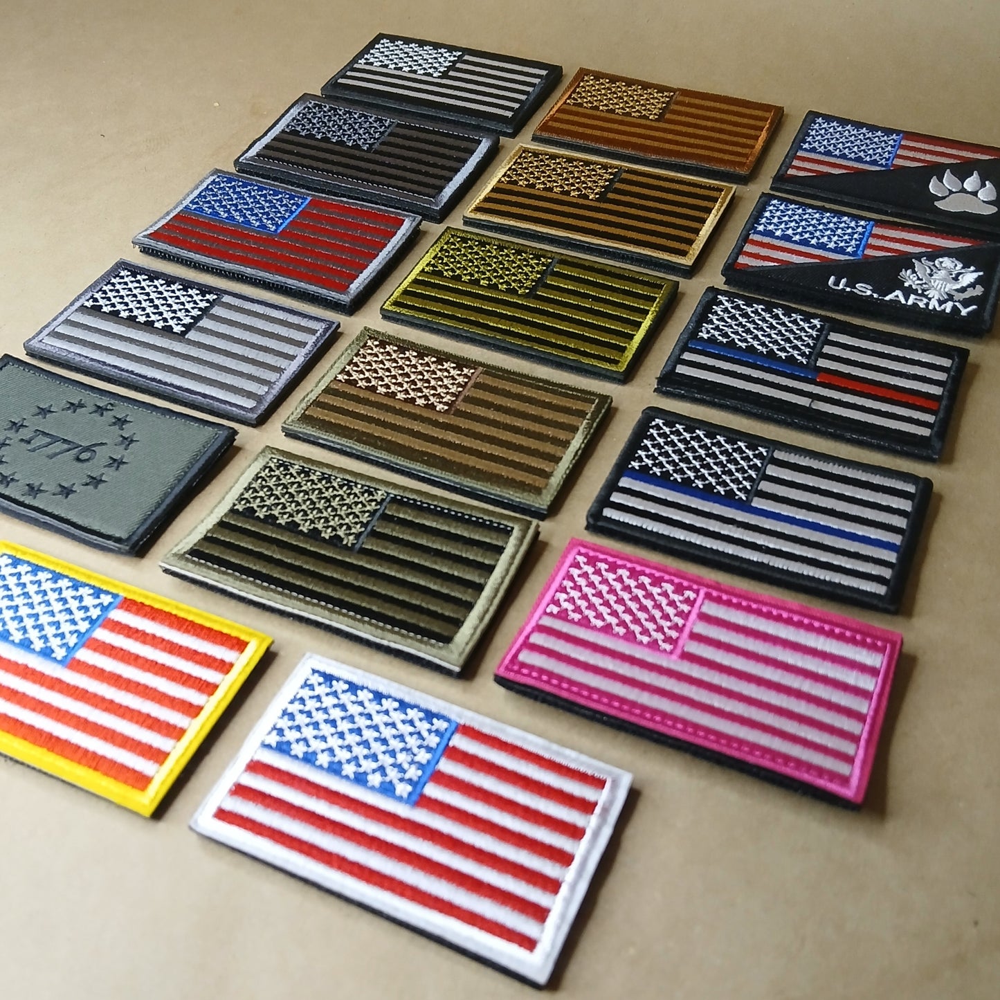 USA Flag Velcro Tactical Patches