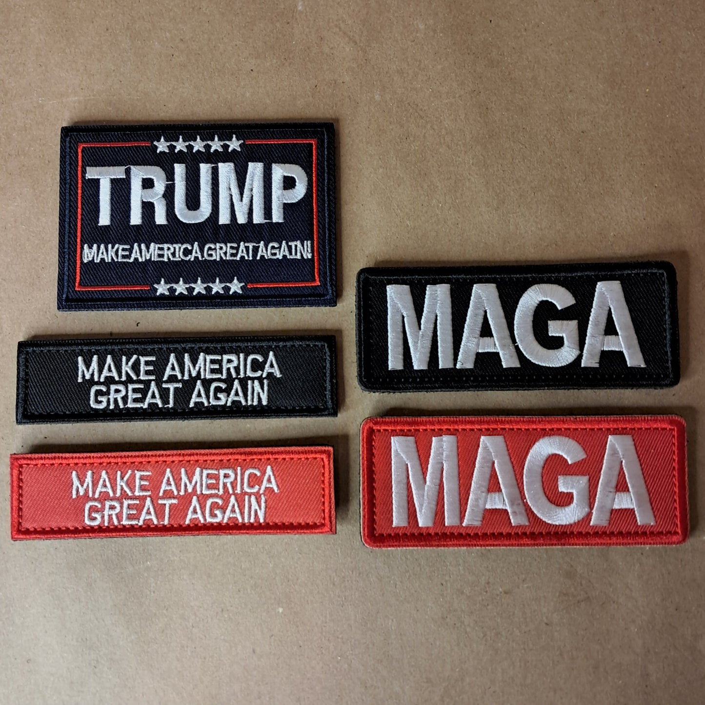 Trump Velcro Patches Hook and Loop MAGA Patch