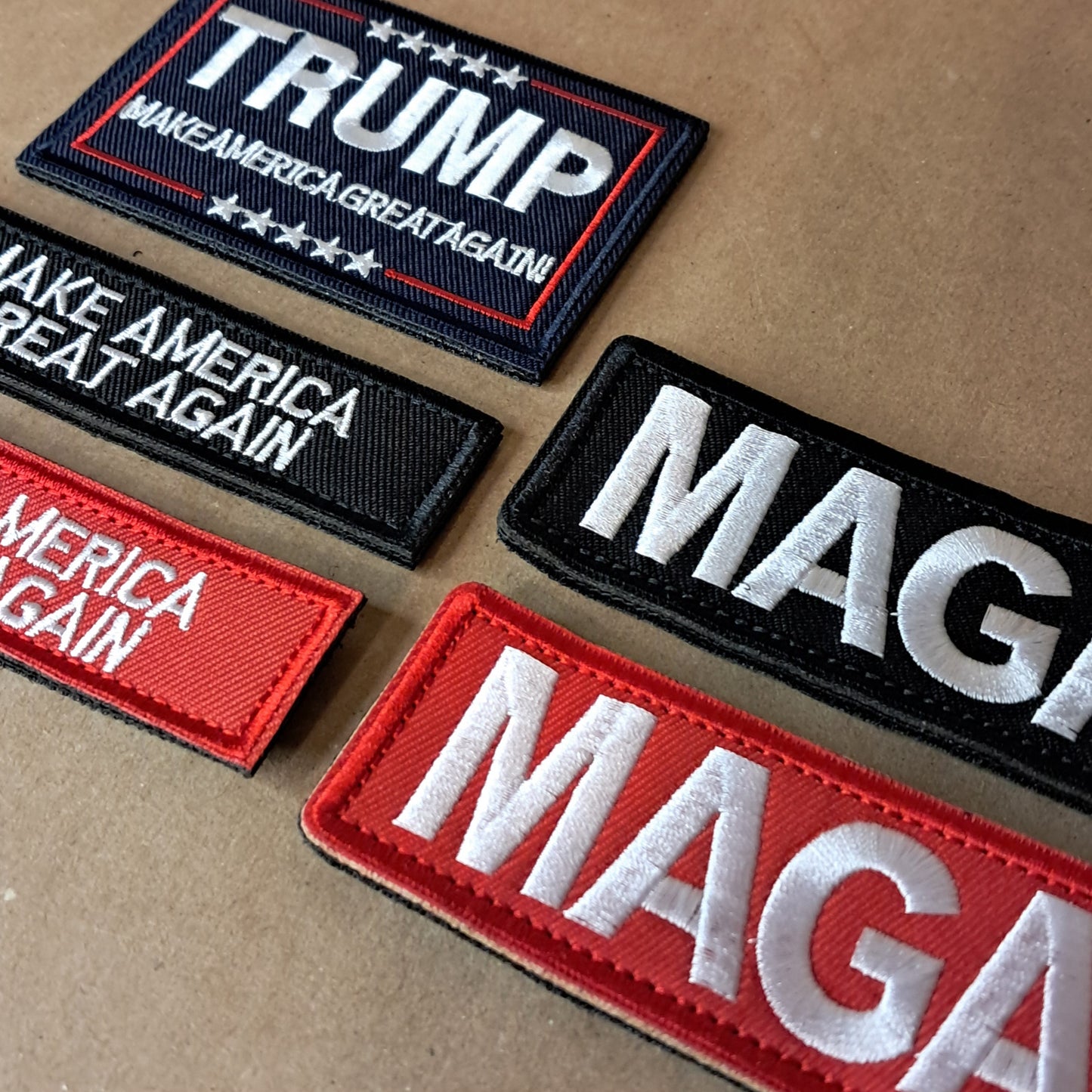 Trump Velcro Patches Hook and Loop MAGA Patch