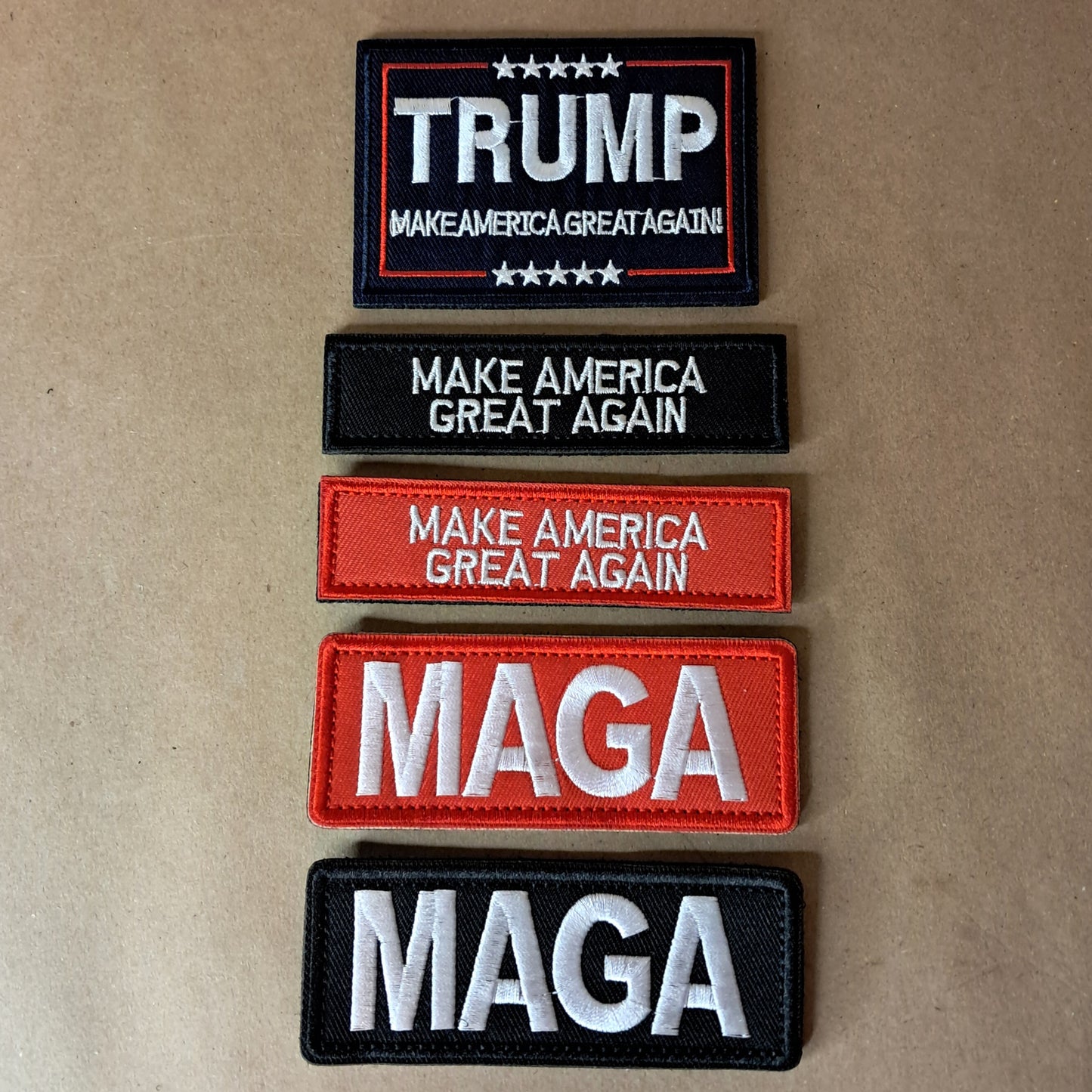 Trump Velcro Patches Hook and Loop MAGA Patch