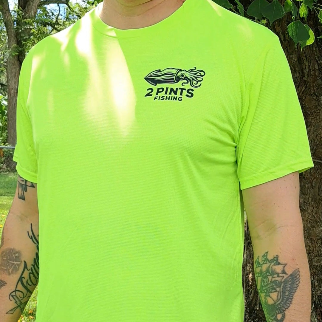 1st Edition Squid T-Shirt ☆ Lightweight Breathable Sun Protection Fishing Shirt