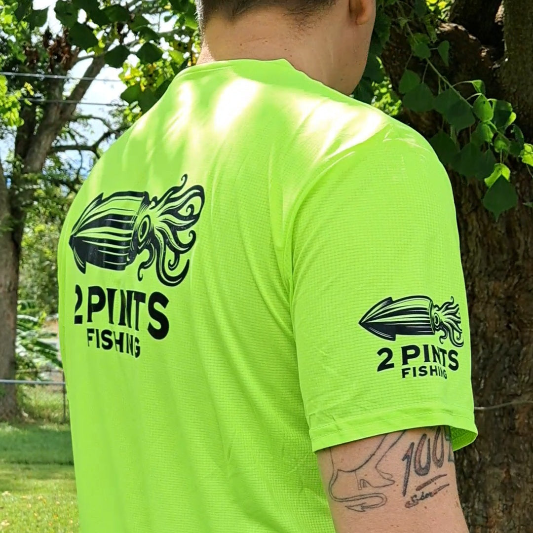 1st Edition Squid T-Shirt ☆ Lightweight Breathable Sun Protection Fishing Shirt