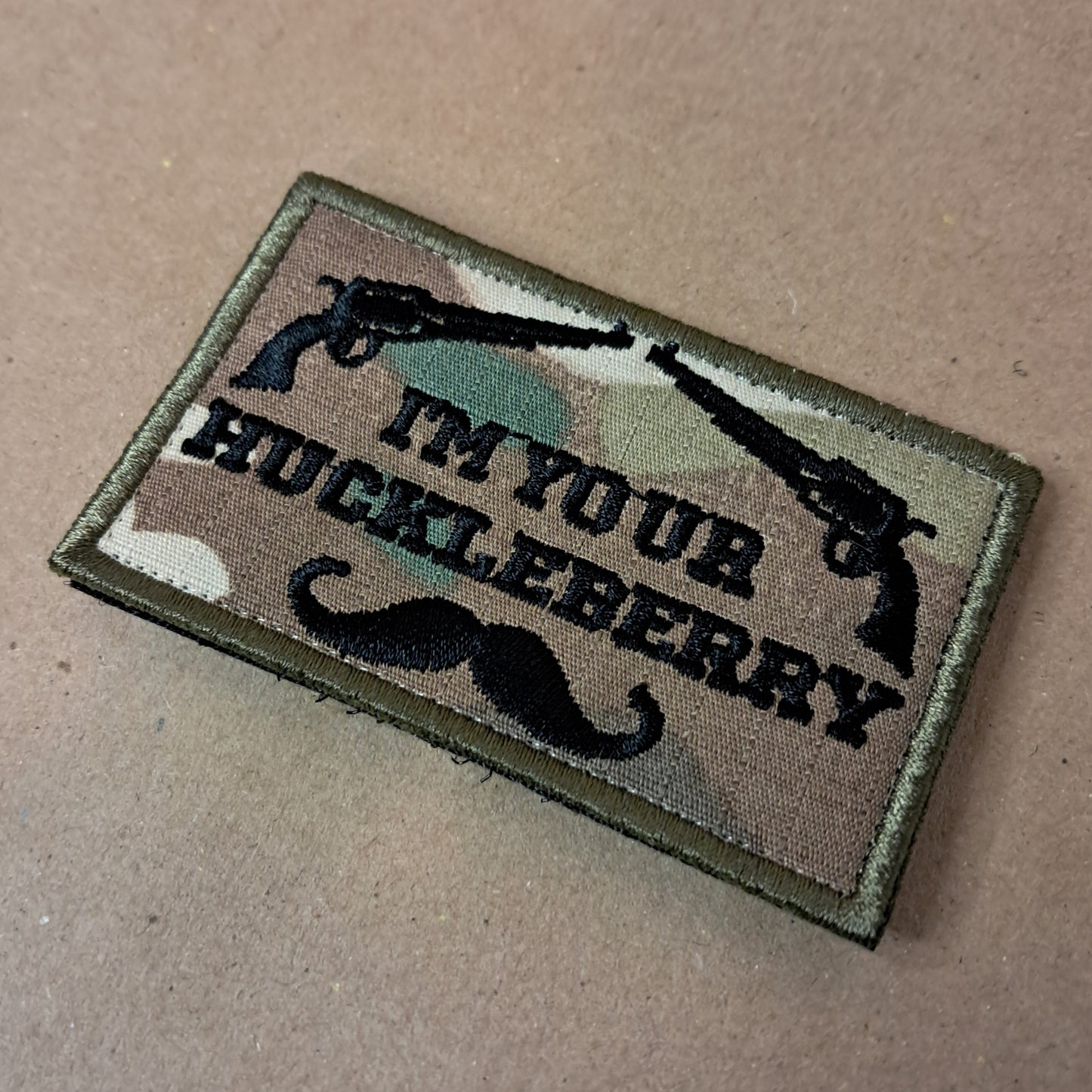 Velcro Patch - I'm Your Huckleberry - Embroidered Hook and Loop 3x2 inch Tactical Patch