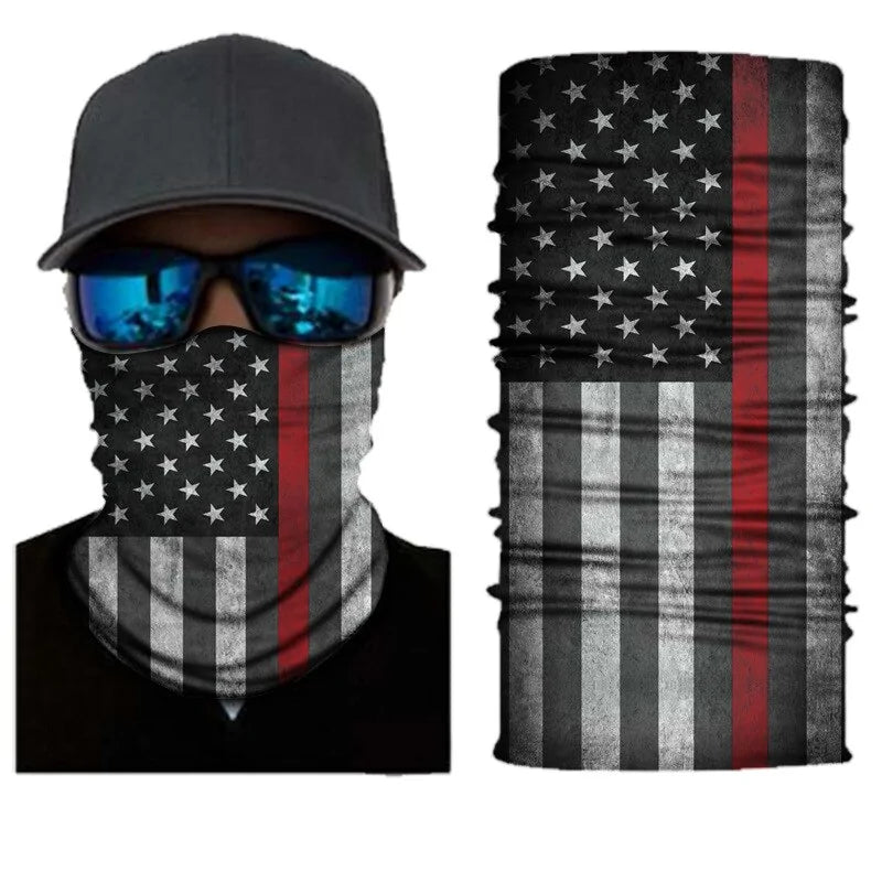 Flag Face Bandana: Multi-functional Outdoor Accessory for Men