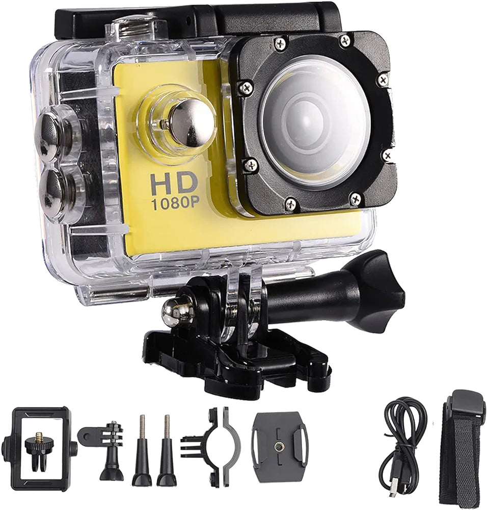 HD 1080p Waterproof Camera with Case